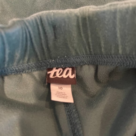 Tea collection velour green joggers size ten - Picture 4 of 4